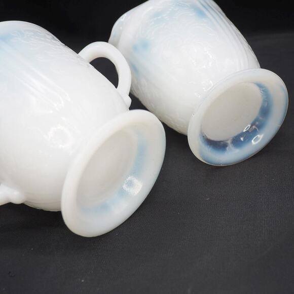 Macbeth Evans American Sweetheart White Creamer Sugar Set - Picture 6 of 6